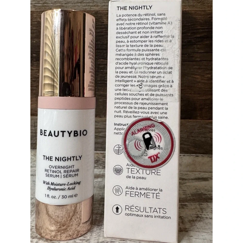 BeautyBio The Nightly Overninght Retinol Repair Serum 1 fl oz NIB‎ MSRP $95